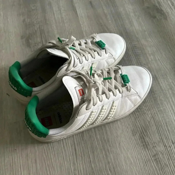 Adidas LEGO Grand Court 2.0 Sneakers Limited Ed Trainers Runners Sz 10 - Picture 3 of 9